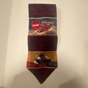 Coca-Cola Men's Necktie 100% Silk Made in the USA